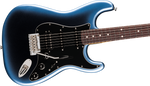 Fender American Professional Stratocaster HSS Electric Guitar - Dark Night — Three quarter front 2