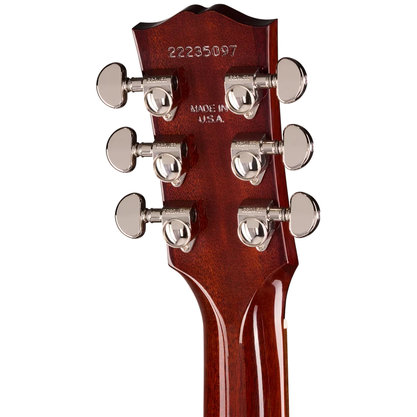 Gibson J-45 Standand Acoustic Electric Guitar - Gold Top headstock, back