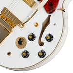 Epiphone Alex Lifeson 1976 ES-355 Reissue Electric Guitar - Alpine White controls