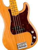 Fender American Professional Precision Bass Guitar - Natural — Three quarter front 3