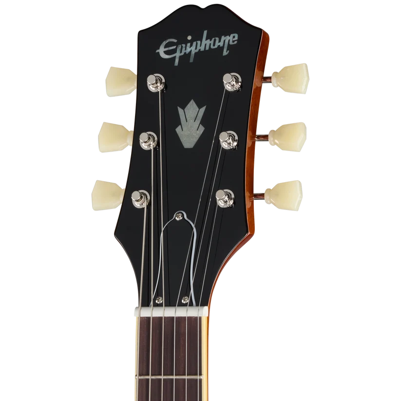 Epiphone ES-335 Semi-Hollowbody Electric Guitar - Vintage Sunburst headstock