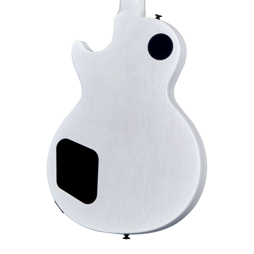Gibson 'Limited Edition' Les Paul Studio Modern Electric Guitar - Worn White — three-quarter back view