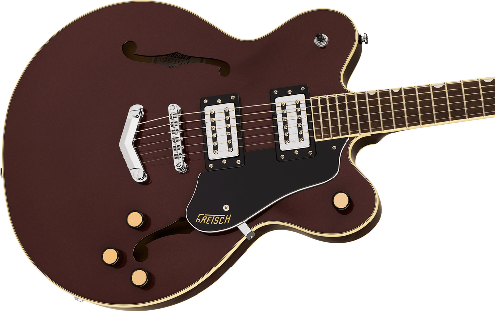 Gretsch G2622 Streamliner Center Block Double-Cut Electric Guitar - Copper Metallic w/V-Stoptail — Three quarter front 3