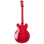 Epiphone ES-335 Left-Handed Semi-Hollowbody Electric Guitar - Cherry — back view