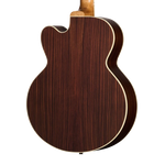 Gibson Parlor Rosewood EC Acoustic Electric Guitar - Rosewood Burst — three-quarter back view