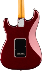 Fender American Professional Stratocaster Electric Guitar - Oxblood — three-quarter back view