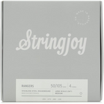 Stringjoy Rangers 4-String Long Scale Stainless Steel Bass Guitar Strings - Medium Gauge