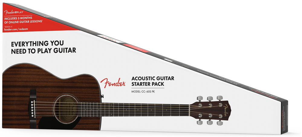 Fender CC-60S Concert Pack - Mahogany packaging