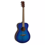 Yamaha TAS1E TransAcoustic Concert Acoustic Electric Guitar - Ultra Marine — front angle