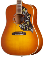 Gibson Hummingbird Acoustic Guitar - Faded Heritage Cherry Sunburst — three-quarter front view