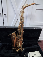 Used Alpine Model 6 Student Eb Alto Saxophone - With Case and Mouthpiece — Side 2