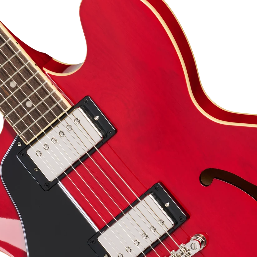 Epiphone ES-335 Left-Handed Semi-Hollowbody Electric Guitar - Cherry detail