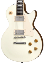 Gibson Les Paul Standard '50s Plain Top Electric Guitar - Classic White — three-quarter front view