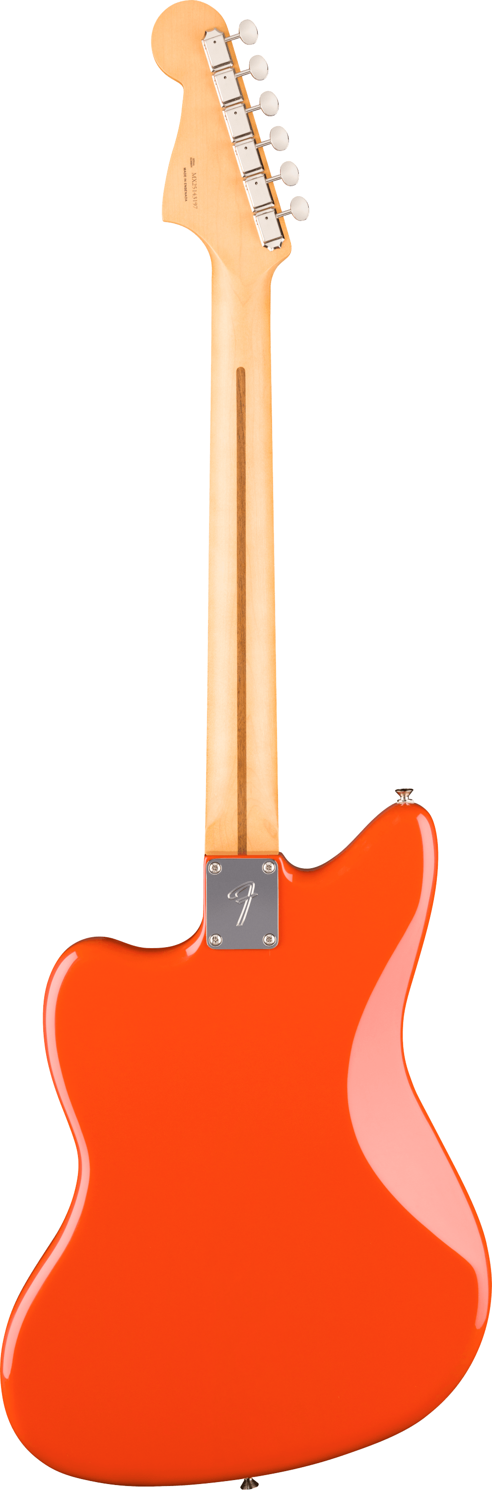 Fender Player II Jazzmaster Electric Guitar - Rallye Orange — back view
