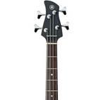Yamaha TRBX174 Four String Electric Bass Guitar - Black headstock