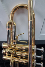 Used Jupiter CEB-660 Bb Student Trumpet - With Hardshell Case and 7C Mouthpiece — Side 1