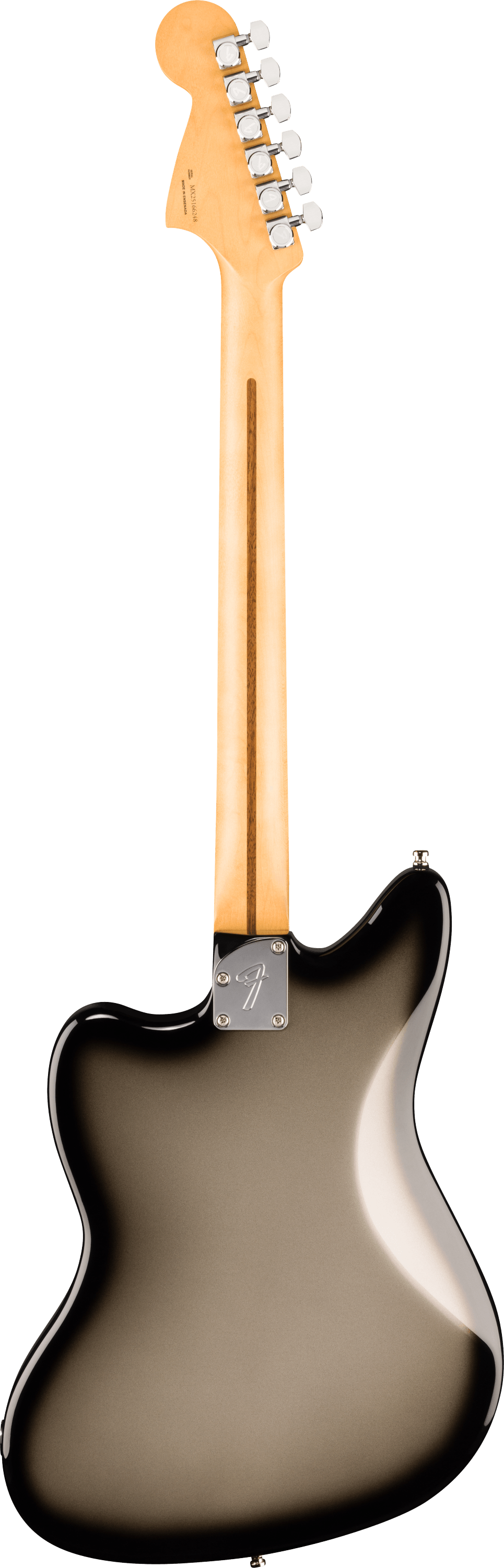 Fender 'Limited Edition' Player Fusion Jaguar Baritone Electric Guitar - Silverburst — back view