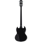 Epiphone SG Electric Bass Guitar - Ebony — back view