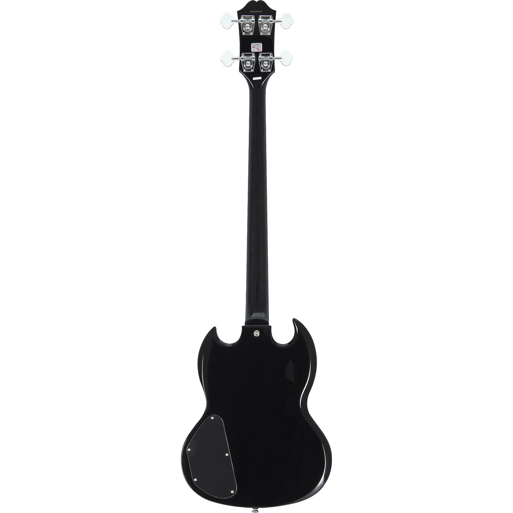 Epiphone SG Electric Bass Guitar - Ebony — back view