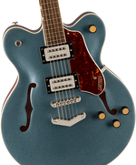 Gretsch G2622 Streamliner Center Block Double-Cutaway Electric Guitar - Gunnmetal — Front angle 1