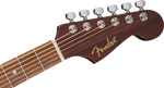 Fender California Standard Redondo Mini Acoustic Guitar - 3 Color Sunburst headstock