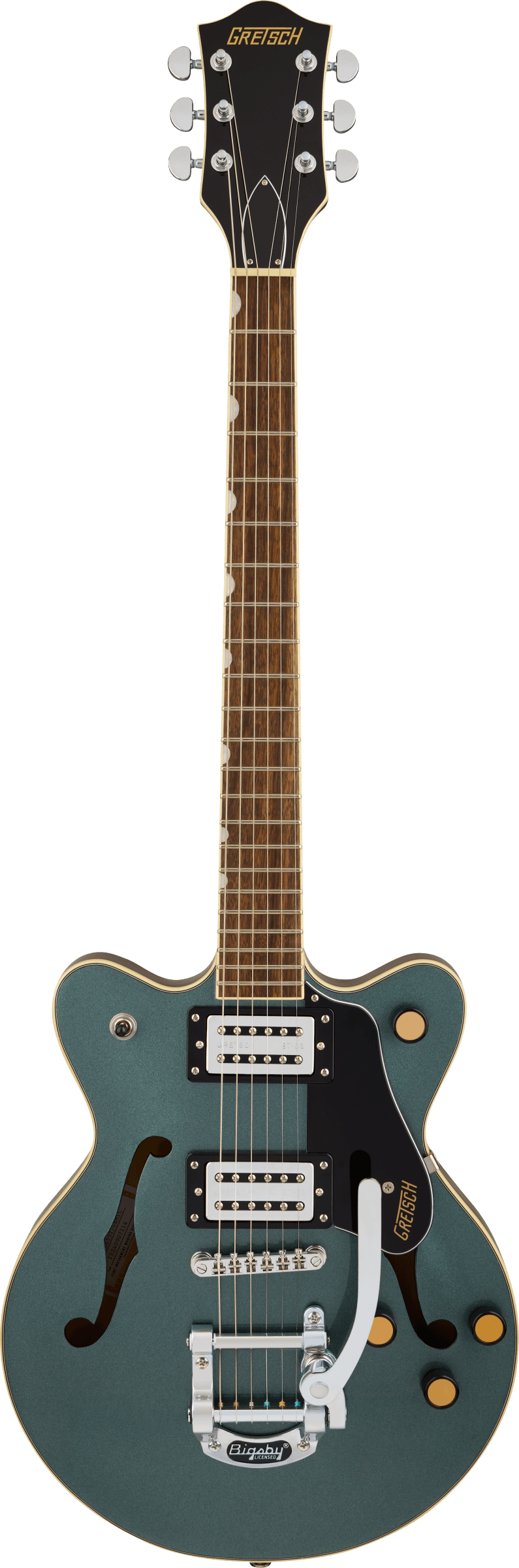 Gretsch G2655T Streamliner Center Block Jr. Double-Cut with Bigsby Electric Guitar - Gunmetal