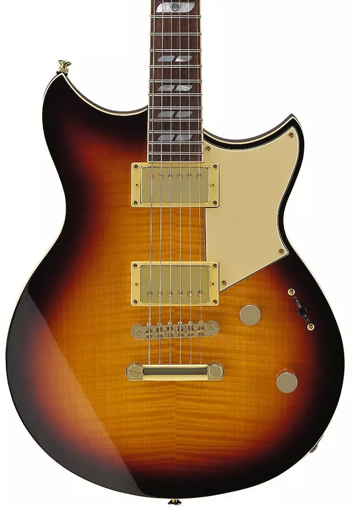Yamaha Revstar Matteo Mancuso Signature RS20MM Electric Guitar - Vintage Sunburst — Three quarter front 1
