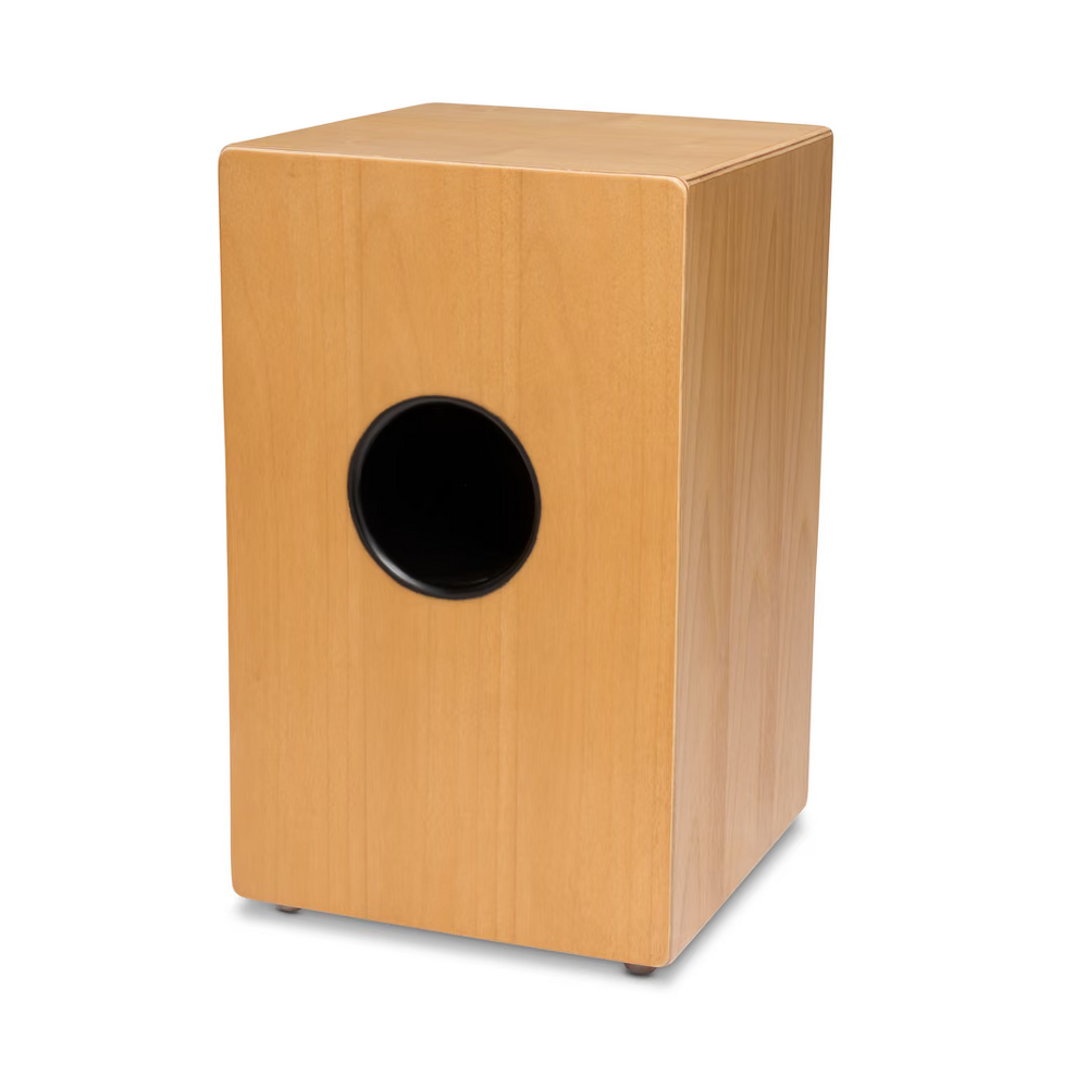 Latin Percussion Praise Cajon - Natural — back view