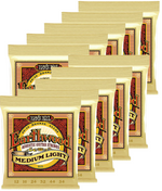 Ernie Ball Earthwood 10-Pack 80/20 Bronze Acoustic Guitar Strings - Medium Light — front angle