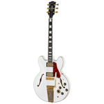 Epiphone Alex Lifeson 1976 ES-355 Reissue Electric Guitar - Alpine White — front angle