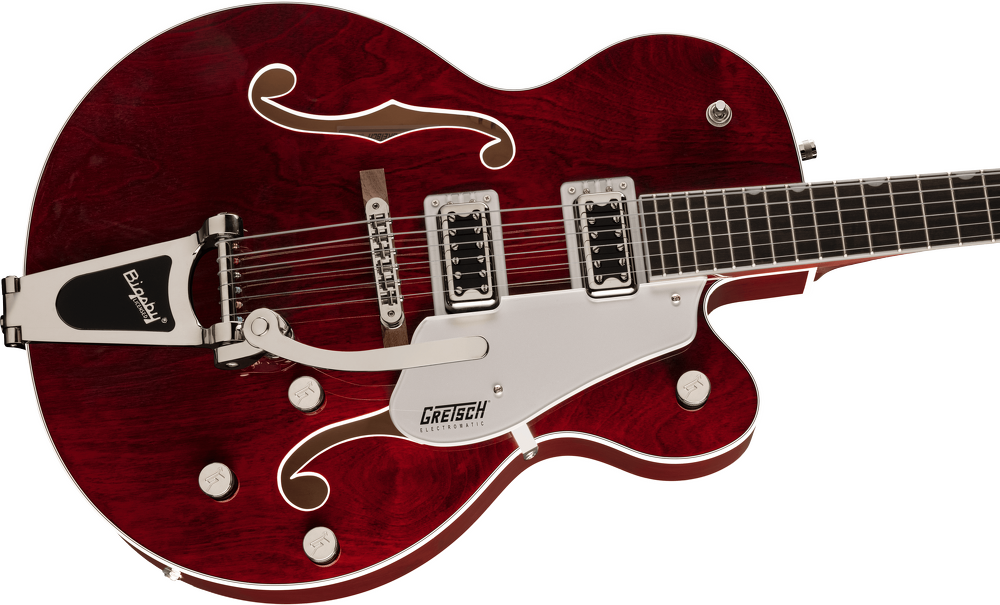 Gretsch G5420T Electromatic Classic Hollow Body Single-Cut Electric Guitar - Walnut Stain With Bigsby — Three quarter front 3