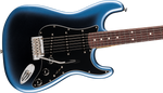 Fender American Professional Stratocaster Electric Guitar - Dark Night — Three quarter front 2