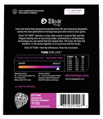 Elixir Attune Phosphor Bronze Acoustic Guitar Strings - Custom Light — back view