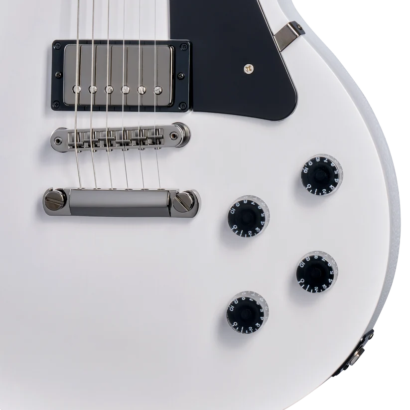 Gibson 'Limited Edition' Les Paul Studio Modern Electric Guitar - Worn White controls