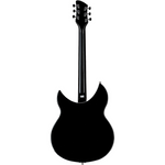 Rickenbacker 330 Thinline Semi-Hollow Electric Guitar - Jetglo — back view