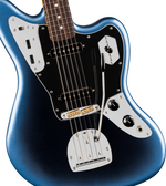 Fender American Professional Jaguar Electric Guitar - Dark Night — Three quarter front 3