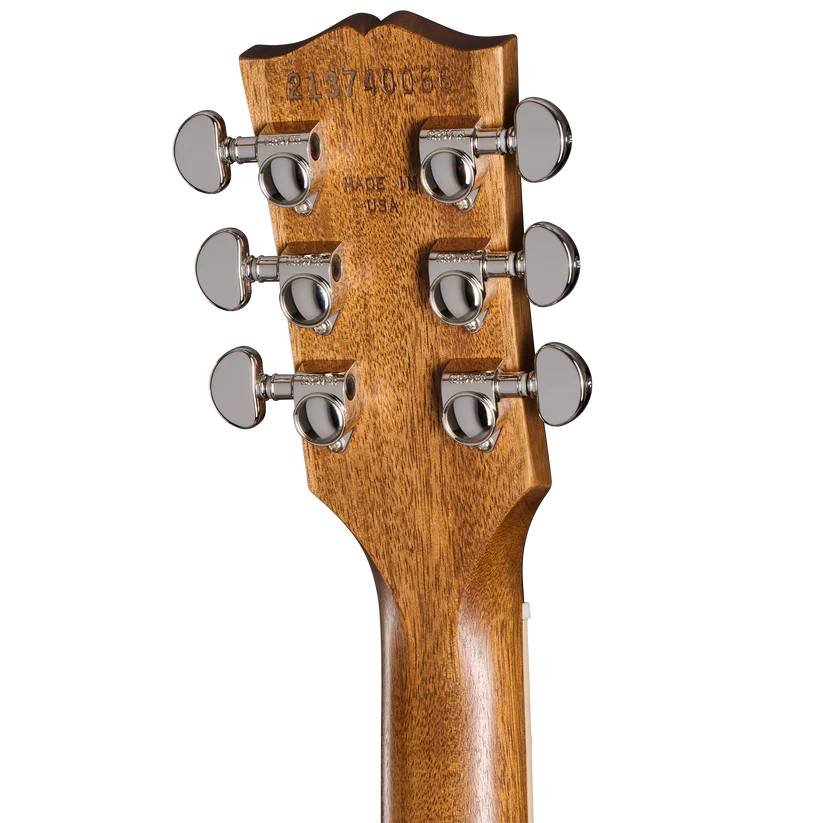 Gibson Les Paul Standard 60s Faded Electric Guitar - Vintage Bourbon Burst headstock, back