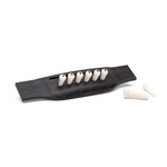 Martin 18APP0002 Authentic White with Tortoise Bridge Pin Set detail