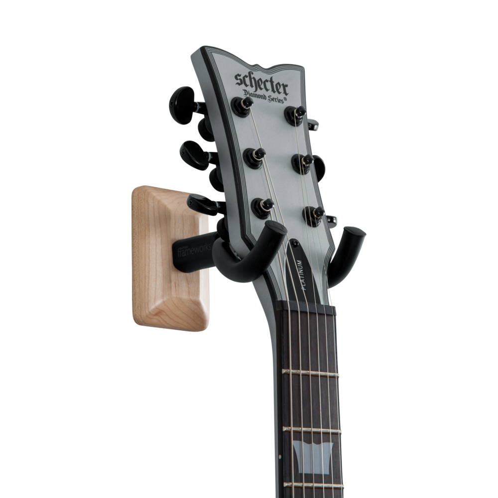 Frameworks GFW-GTR-HNGRMPL Wall Mount Guitar Hanger - Maple — Detail 3