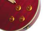 Epiphone Limited Edition Les Paul Custom PRO 100th Anniversary Electric Guitar - Cherry controls
