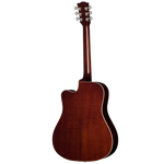 Gibson Hummingbird Studio EC Acoustic Electric Guitar - Tri-Burst Satin — back view