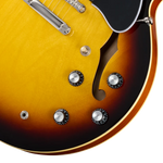 Epiphone ES-335 Semi-Hollowbody Electric Guitar - Vintage Sunburst controls