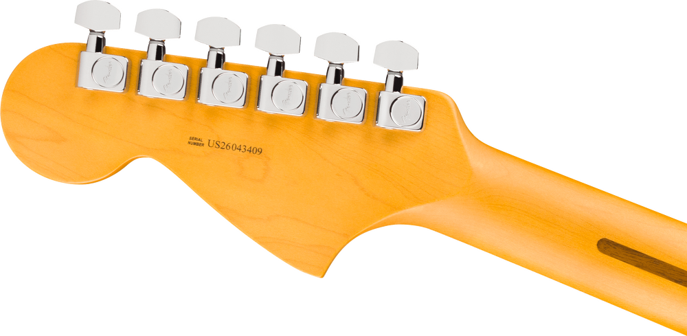 Fender American Professional Jaguar Electric Guitar - Dark Night headstock, back