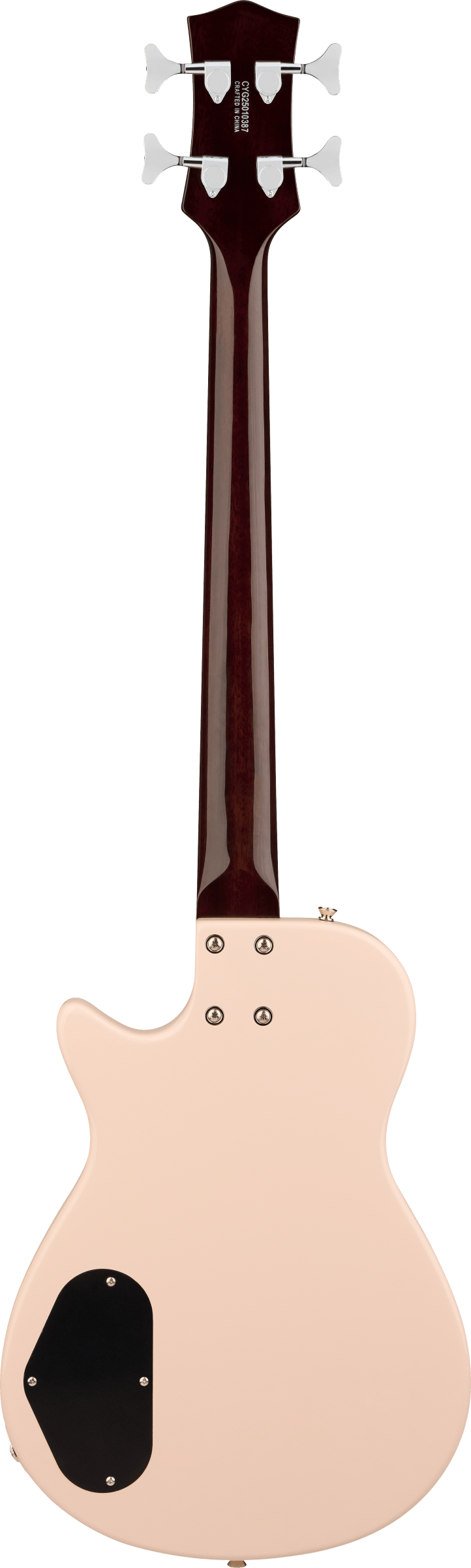 Gretsch Streamliner Jet Club Bass Single-Cut Electric Bass Guitar - Shell Pink — back view