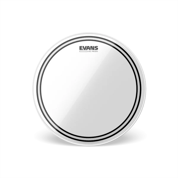 Evans TT16ECR 16" Resonant Drum Head - Clear — Front 2