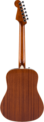 Fender California Standard Redondo Mini Acoustic Guitar - 3 Color Sunburst — back view