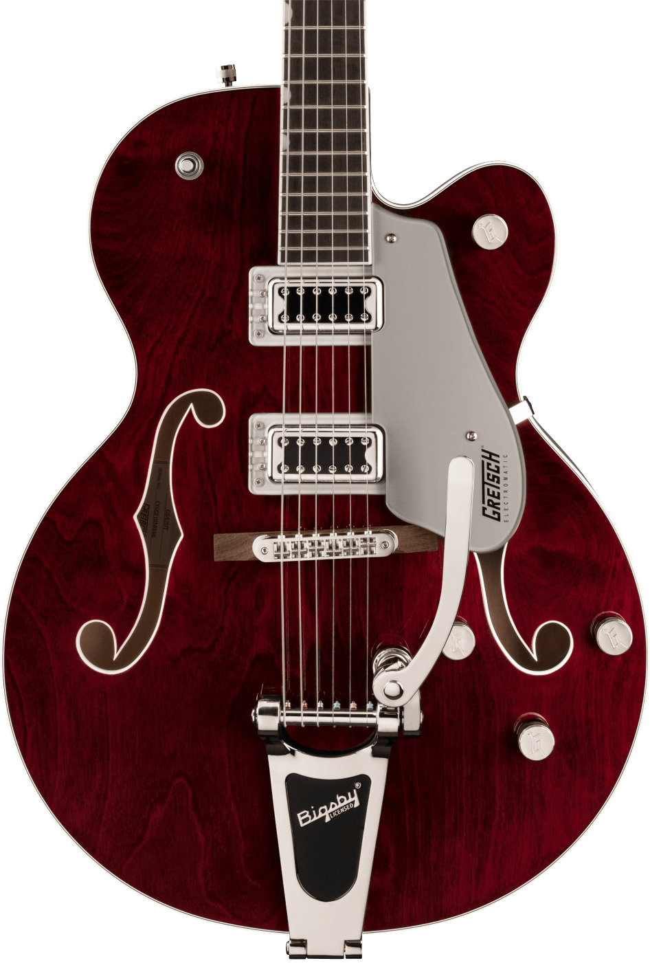 Gretsch G5420T Electromatic Classic Hollow Body Single-Cut Electric Guitar - Walnut Stain With Bigsby — Three quarter front 1