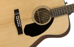 Fender CC-60S Concert Acoustic Guitar - Natural With Walnut Fretboard
