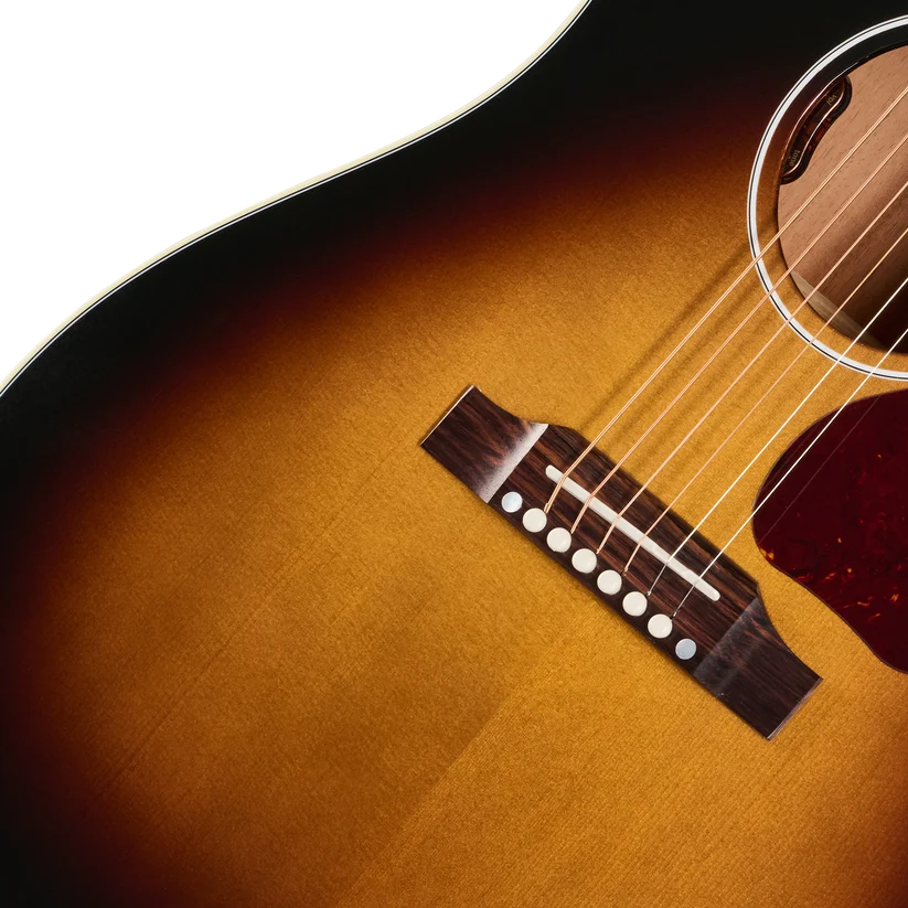 Gibson J-45 Standard Acoustic Electric Guitar - Vintage Sunburst — Detail 1
