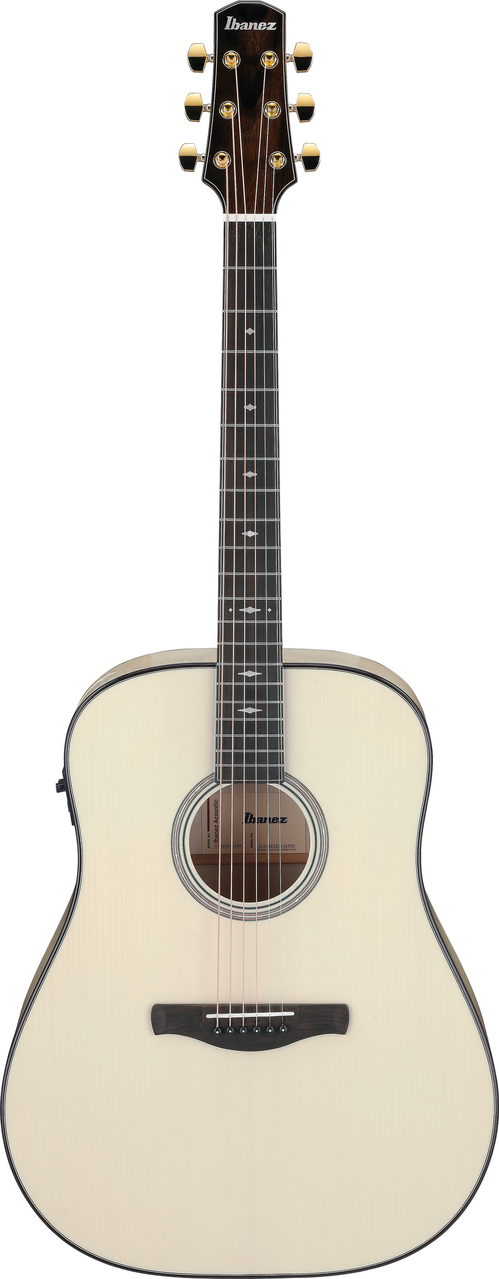 Ibanez AAD371EATW Advanced Acoustic Series Acoustic Guitar - Antique White